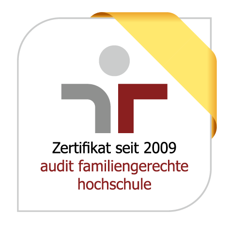 Familiengerechte Hochschule (Zertifikat seit 2009)